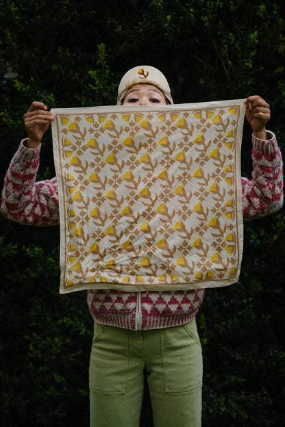 LaRon's Tulips and Holly Bandana