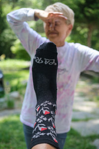 summer wool socks (black or natural)