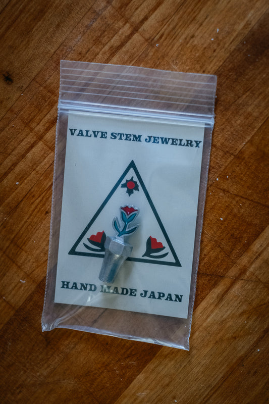 tulip valve stem cap jewelry
