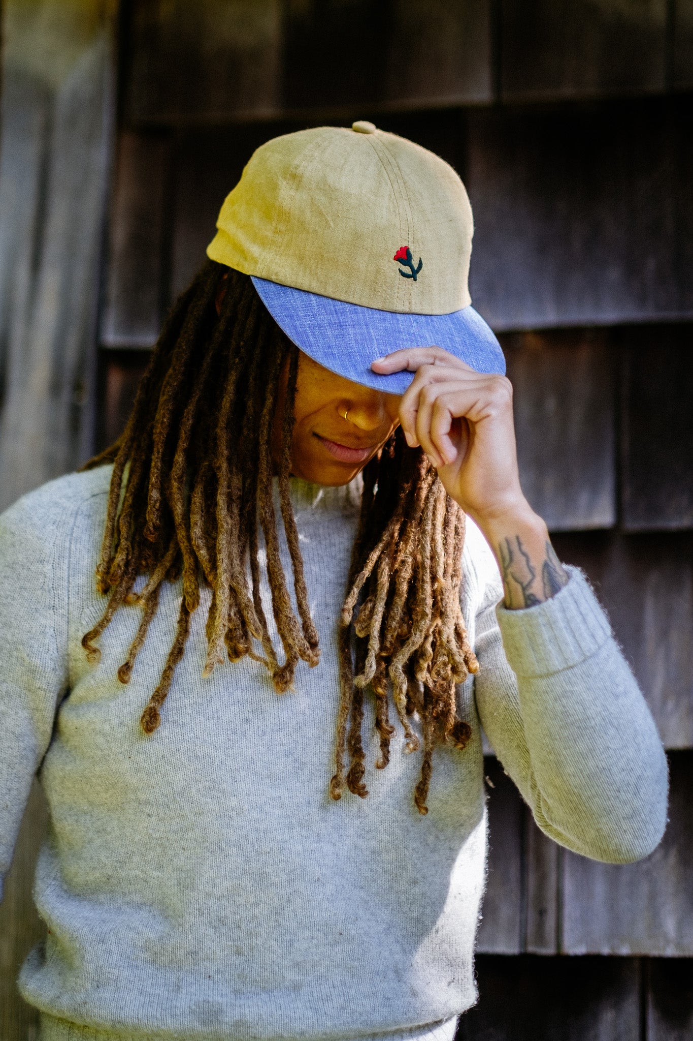 Linen Tulip Cap by BlueLug