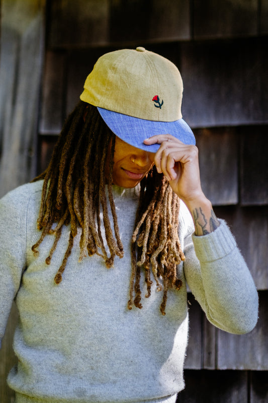 Japanese Linen Tulip Cap by BlueLug