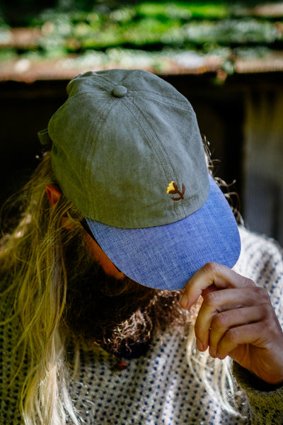 Japanese Linen Tulip Cap by BlueLug