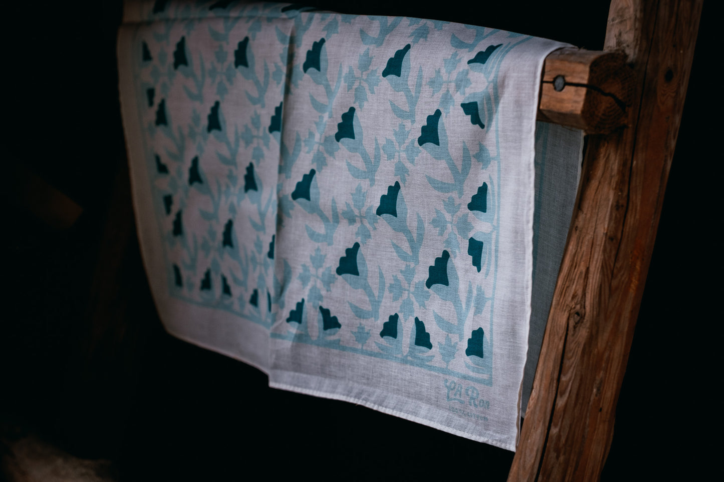 LaRon's Tulips and Holly Bandana