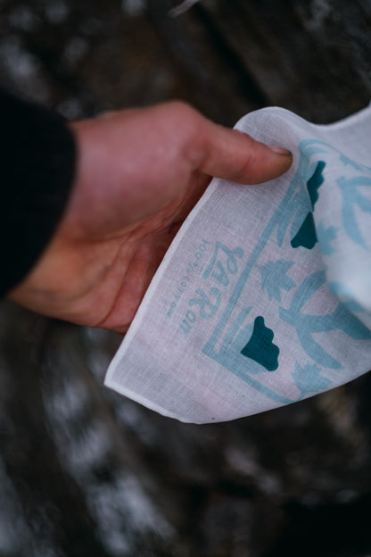 LaRon's Tulips and Holly Bandana