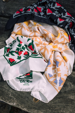 Italian silk scarves