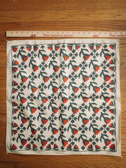 LaRon's Tulips and Holly Bandana